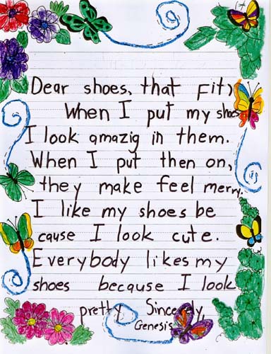 Shoes That Fit Thank You Note