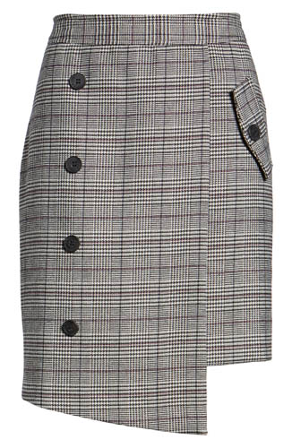 Chriselle Lim Collection_Bianca Houndstooth Button Front Skirt_$75